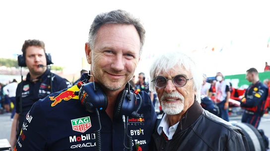 Christian Horner y Bernie Ecclestone Christian Horner y Bernie Ecclestone