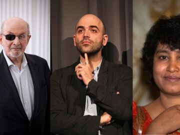 Roberto Saviano, Salman Rushdie y otros escritores amenazados de muerte por sus obras literarias