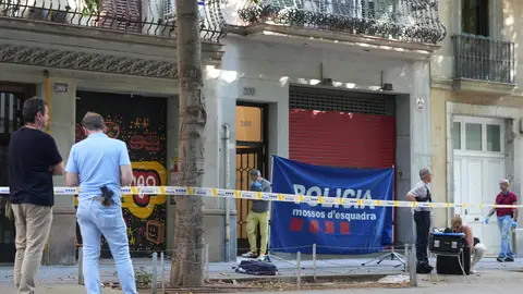 Zona de los hechos acordonada por los Mossos d'Esquadra, a 15 de julio de 2025, en Barcelona Zona de los hechos acordonada por los Mossos d'Esquadra, a 15 de julio de 2025, en Barcelona