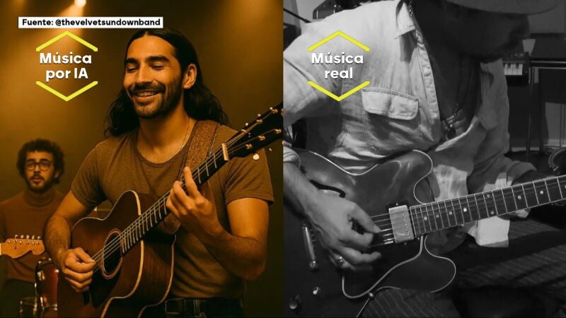 'Velvet Soundown', la banda de rock que no existe, pero ya compite con artistas reales en Spotify