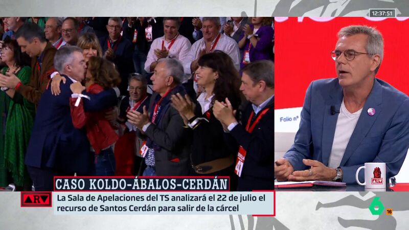 Vallín profundiza en la estrategia de defensa de Santos Cerdán: "Negándolo todo siempre estás poniendo un precio al momento de colaborar"