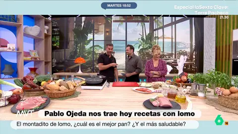 Pablo Ojeda vuelve a MVT e Iñaki López le recibe con algún kilo de menos: "En el pantalón cabe otro Iñaki de no verte" La cocina vuelve a Más Vale Tarde de la mano de Pablo Ojeda, que rompe una lanza a favor del cerdo con dos platazos con lomo. Iñaki López celebra el regreso en este vídeo con su habitual sentido del humor.