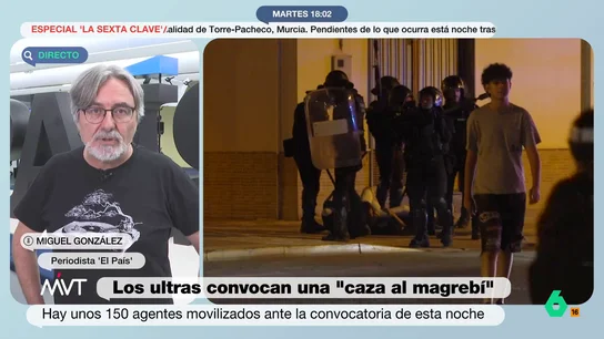 Miguel González analiza las conexiones entre Vox y Deport Them Now: "Puede haberlo hecho por su cuenta, pero no veo ninguna denuncia" Miguel González analiza las conexiones entre Vox y Deport Them Now: "Puede haberlo hecho por su cuenta, pero no veo ninguna denuncia"