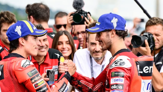 Marc Márquez y Pecco Bagnaia Marc Márquez y Pecco Bagnaia