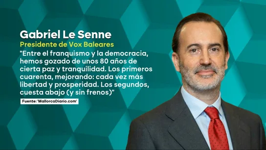 Odas al franquismo, la xenofobia y el negacionismo: así es el historial del ultra Le Senne, el nuevo líder de Vox en Baleares Odas al franquismo, la xenofobia y el negacionismo: así es el historial del ultra Le Senne, el nuevo líder de Vox en Baleares