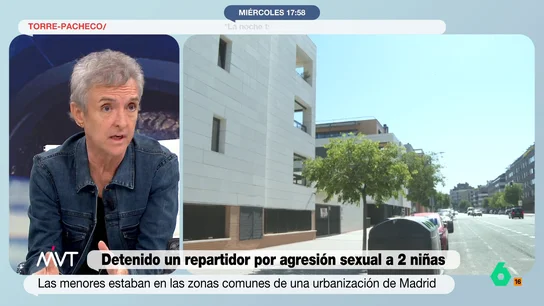 Ramoncín, tajante sobre el presunto agresor sexual de Montecarmelo: "Si me tocan a una de mis tres hijas, duermo en comisaría" Ramoncín da su opinión en este vídeo sobre la presunta agresión sexual de un repartidor a dos niñas en una urbanización de Montecarmelo y el hecho de que fuera perseguido e interceptado por los vecinos.