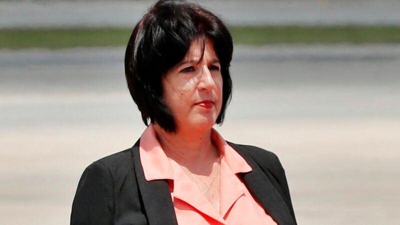 Imagen de archivo de la ministra de Trabajo y Seguridad Social de Cuba, Marta Elene Feito.