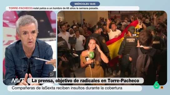 Ramoncín, sobre los ultras en Torre-Pacheco: "La bandera española nos representa a todos. Lo que están haciendo es muy peligroso" Ramoncín, sobre los ultras en Torre-Pacheco: "La bandera española nos representa a todos. Lo que están haciendo es muy peligroso"