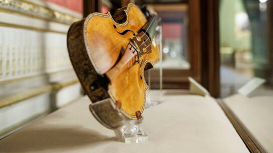 Un viol&iacute;n Stradivarius del Palacio Real de Madrid