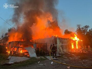 Un ataque en Sumy (Ucrania), que acabó con dos muertos y cuatro heridos, entre ellos un niño de 7 años