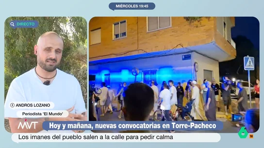 Andros Lozano habla con los jóvenes migrantes de Torre-Pacheco: "Me decían 'queremos transmitir un mensaje de paz'" Andros Lozano habla con los jóvenes migrantes de Torre-Pacheco: "Me decían 'queremos transmitir un mensaje de paz'"