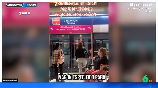Una española de viaje en Dubái explica las divisiones que hay en el metro: "Tiene un vagón específico para mujeres y niños" Una española de viaje en Dubái explica las divisiones que hay en el metro: "Tiene un vagón específico para mujeres y niños"