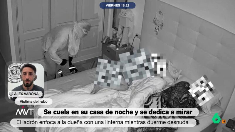 Habla la víctima del ladrón mirón: "Había cosas que cualquier ladrón se llevaría, pero estaba mirando las partes íntimas de mi mujer"