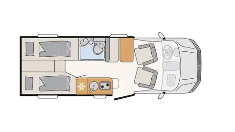 Plano del Globebus Performance 4x4 Plano del Globebus Performance 4x4