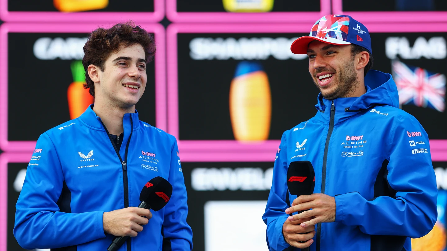 Franco Colapinto y Pierre Gasly Franco Colapinto y Pierre Gasly