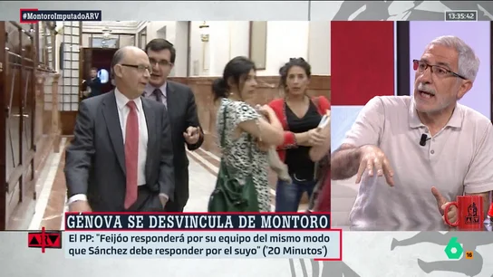 Gaspar Llamazares acusa al PP de doble moral ante la imputación de Montoro: "Guantes de seda para los suyos, presunción de culpabilidad para los demás" Gaspar Llamazares acusa al PP de doble moral ante la imputación de Montoro: "Guantes de seda para los suyos, presunción de culpabilidad para los demás"
