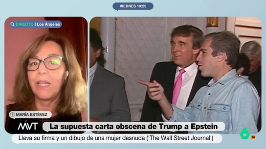 María Estévez, sobre Donald Trump y la lista Epstein: "Es la primera vez que vemos grietas en el movimiento MAGA" María Estévez analiza las tensiones entre Donald Trump y la base del movimiento MAGA por el caso Epstein, mientras acaba de publicarse una supuesta carta obscena que habría mandado el presidente de EEUU al depredador sexual.