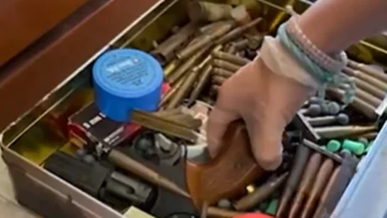 Fusiles, granadas y ametralladoras: detenido un hombre que tenía un arsenal de armas de la Guerra Civil en su casa Fusiles, granadas y ametralladoras: detenido un hombre que tenía un arsenal de armas de la Guerra Civil en su casa