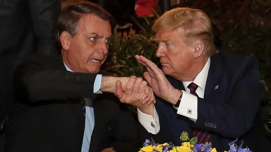 Jair Bolsonaro y Donald Trump, en una imagen de archivo. Jair Bolsonaro y Donald Trump, en una imagen de archivo.