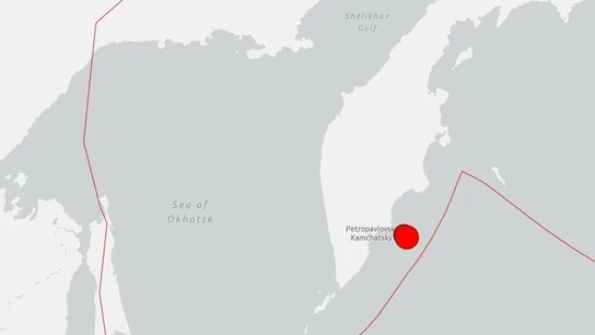 Lugar de Rusia en el que se ha registrado el terremoto Lugar de Rusia en el que se ha registrado el terremoto