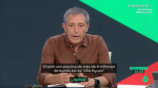 Miguel Ángel Campos, tras quedarse Ayuso en un chalet de la Comunidad: "Esto después de hacer bandera de los 'palacios' de Sánchez" Miguel Ángel Campos, tras quedarse Ayuso en un chalet de la Comunidad: "Esto después de hacer bandera de los 'palacios' de Sánchez"
