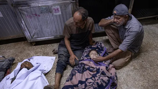 Víctimas de un tiroteo de Israel en un centro de ayuda humanitaria Víctimas de un tiroteo de Israel en un centro de ayuda humanitaria