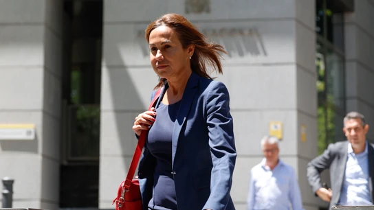La expresidenta de Adif Isabel Pardo de Vera sale de la Audiencia Nacional. La expresidenta de Adif Isabel Pardo de Vera sale de la Audiencia Nacional.