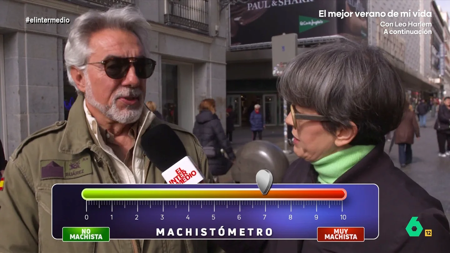 Un hombre revienta el 'machistómetro' de Thais Villas al explicar qué es el 8M: "Eso de que os sentís inferiores" Un hombre revienta el 'machistómetro' de Thais Villas al explicar qué es el 8M: "Eso de que os sentís inferiores"