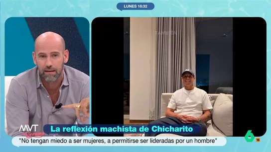 Gonzalo Miró, sobre la reflexión machista de Chicharito: "Ser un neandertal no es un delito" Gonzalo Miró, sobre la reflexión machista de Chicharito: "Ser un neandertal no es un delito"