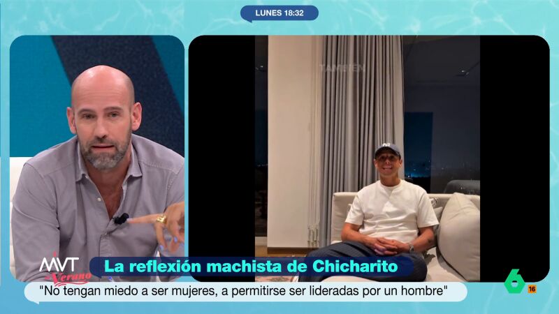 Gonzalo Miró, sobre la reflexión machista de Chicharito: "Ser un neandertal no es un delito"