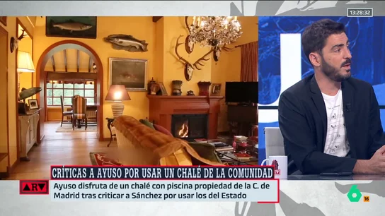 Lamet, sobre las críticas a Ayuso por el uso de un chalé oficial: "Quien persigue a Ayuso en este caso es su hemeroteca" Lamet, sobre las críticas a Ayuso por el uso de un chalé oficial: "Quien persigue a Ayuso en este caso es su hemeroteca"