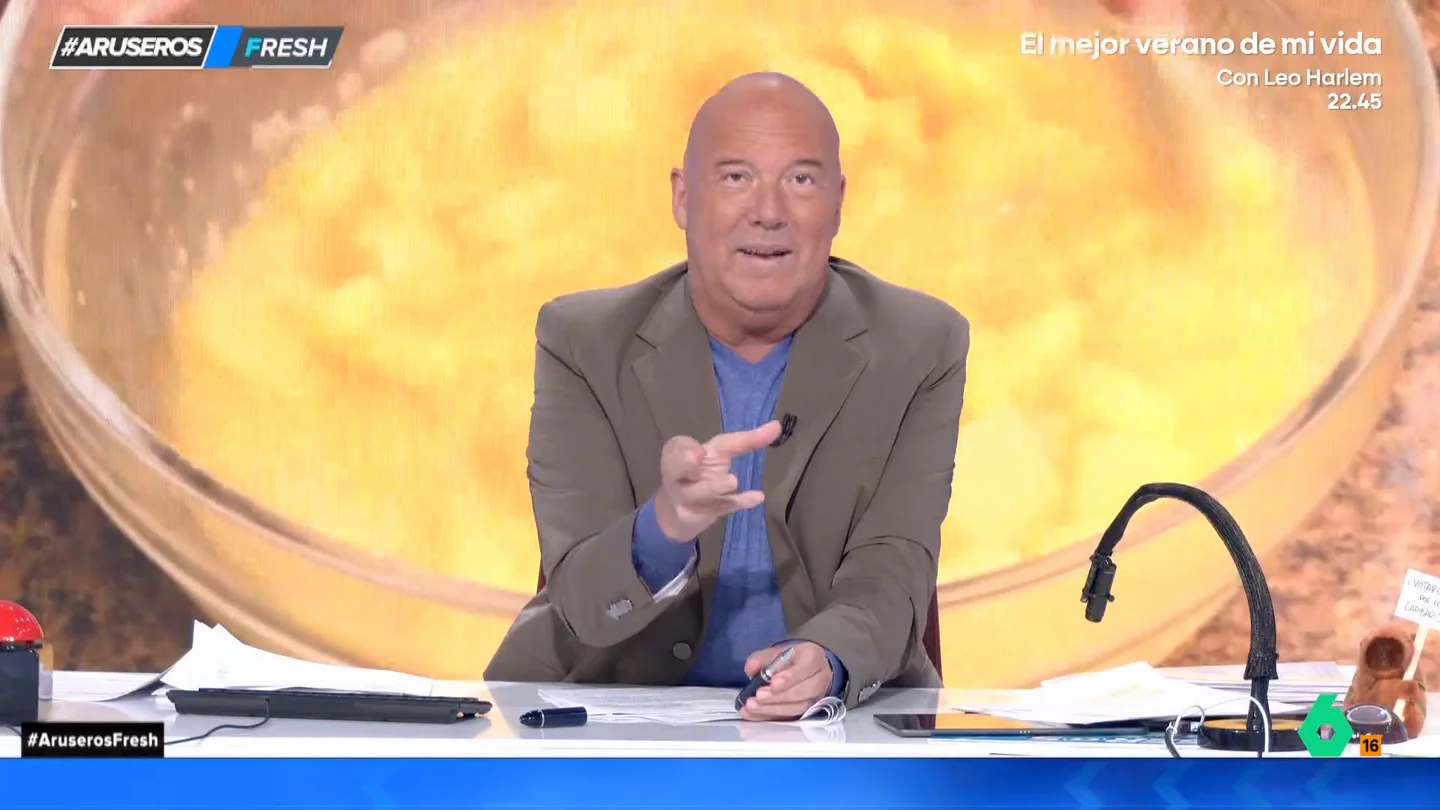 Alfonso Arús, al conocer que la IA desvela que la tortilla de patatas tradicional es con cebolla: "¡Mentira!" Alfonso Arús, al conocer que la IA desvela que la tortilla de patatas tradicional es con cebolla: "¡Mentira!"