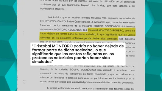 Montoro, ministro y dirigente en la sombra de Equipo Económico: los investigadores sospechan de la venta de acciones con terceros de tapadera Montoro, ministro y dirigente en la sombra de Equipo Económico: los investigadores sospechan de la venta de acciones con terceros de tapadera