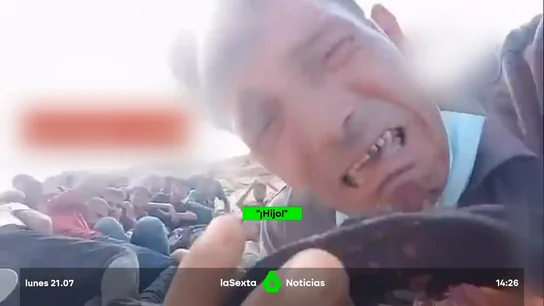 Imagen de un padre que ha perdido a su hijo Imagen de un padre que ha perdido a su hijo