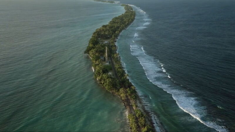 Tuvalu, de paraíso de aguas turquesas a quedar bajo el mar por el cambio climático