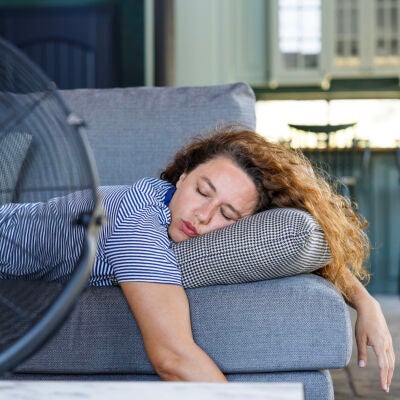 Dormir con el ventilador puesto