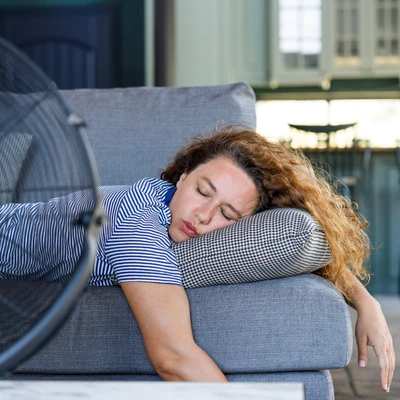 Dormir con el ventilador puesto