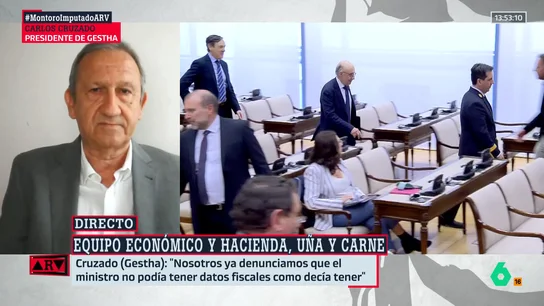 Carlos Cruzado (Gestha) explica cómo pudieron fallar los controles en el 'caso Montoro': "Hablamos de la cúpula del Ministerio, era difícil" Carlos Cruzado (Gestha) explica cómo pudieron fallar los controles en el 'caso Montoro': "Hablamos de la cúpula del Ministerio, era difícil"