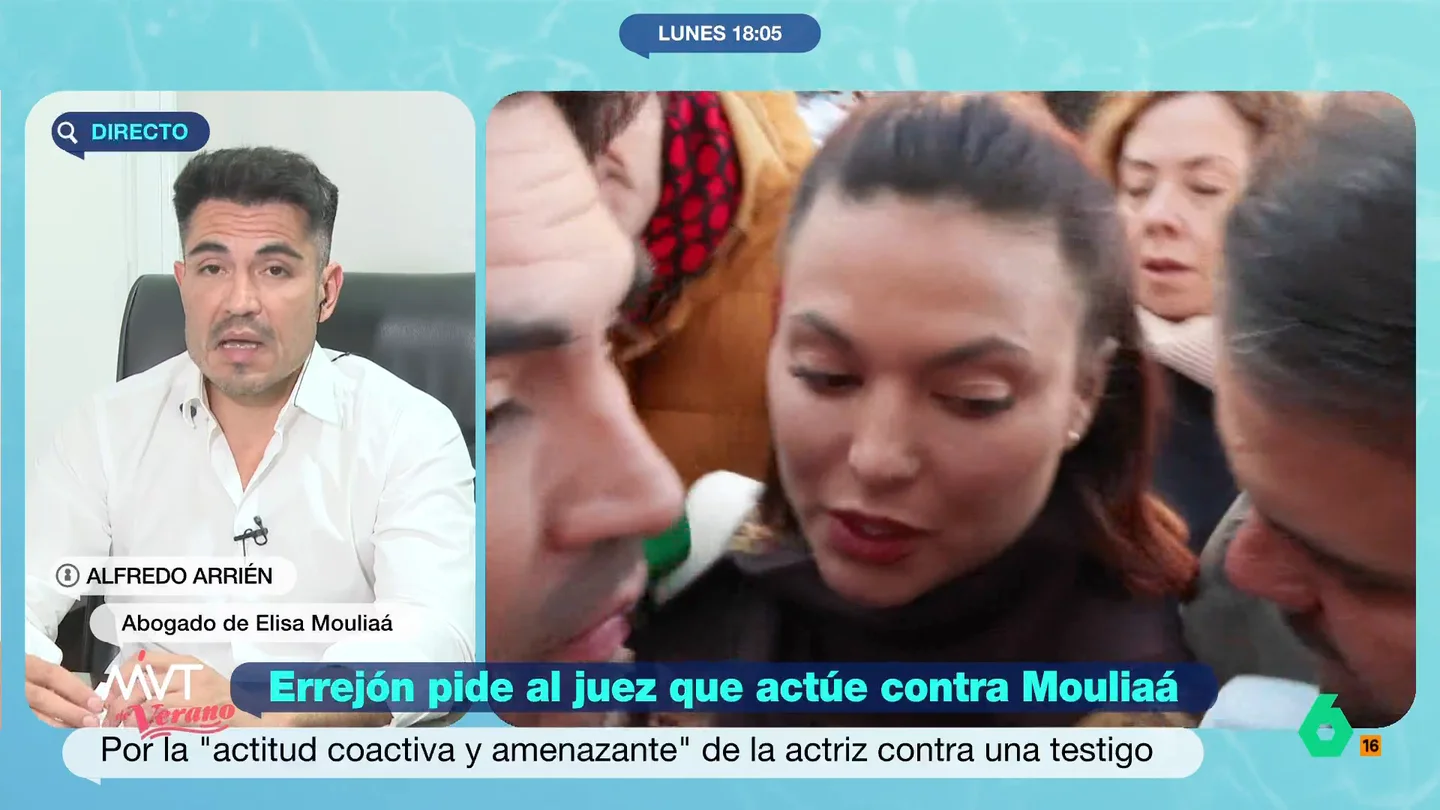 Habla el abogado de Elisa Mouliáa: "Somos esclavos de nuestras palabras. Le he recomendado que deje de dar entrevistas" Alfredo Arrién, abogado de Elisa Mouliáa, valora en este vídeo los mensajes de la actriz en redes sociales donde se queja de que los medios no la invitan para dar su versión y que su denuncia a Errejón estuvo influenciada por la numerología.