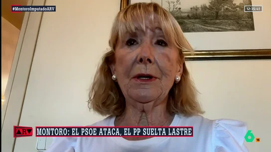 Esperanza Aguirre, en Espejo Público. Esperanza Aguirre, en Espejo Público.