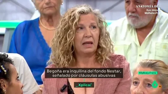 Una vecina que ha conseguido ganar un juicio a un fondo buitre: "Nos están robando y sangrando" Una vecina que ha conseguido ganar un juicio a un fondo buitre: "Nos están robando y sangrando"