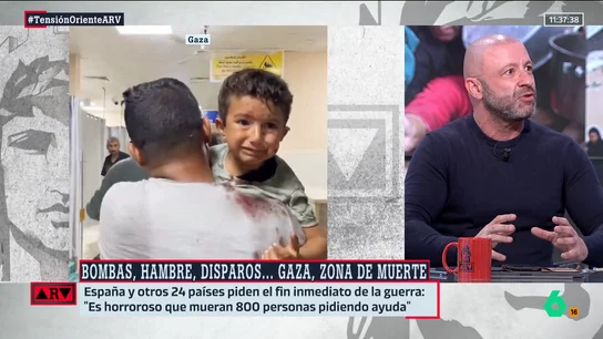 Rafa López, tajante sobre la situación en Gaza: "Ha llegado el momento de dejar de firmar manifiestos y ser más contundentes" Rafa López, tajante sobre la situación en Gaza: "Ha llegado el momento de dejar de firmar manifiestos y ser más contundentes"