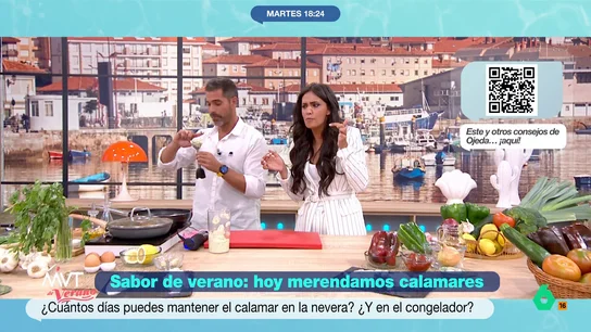 María Lamela alucina con la mayonesa de albahaca de Pablo Ojeda: "Esto vete ya a patentarlo" Pablo Ojeda nos da una nueva lección para preparar una mayonesa casera y deliciosa en tres minutos. En este caso, la protagonista es la albahaca. La receta, y la reacción de María Lamela, en este vídeo.
