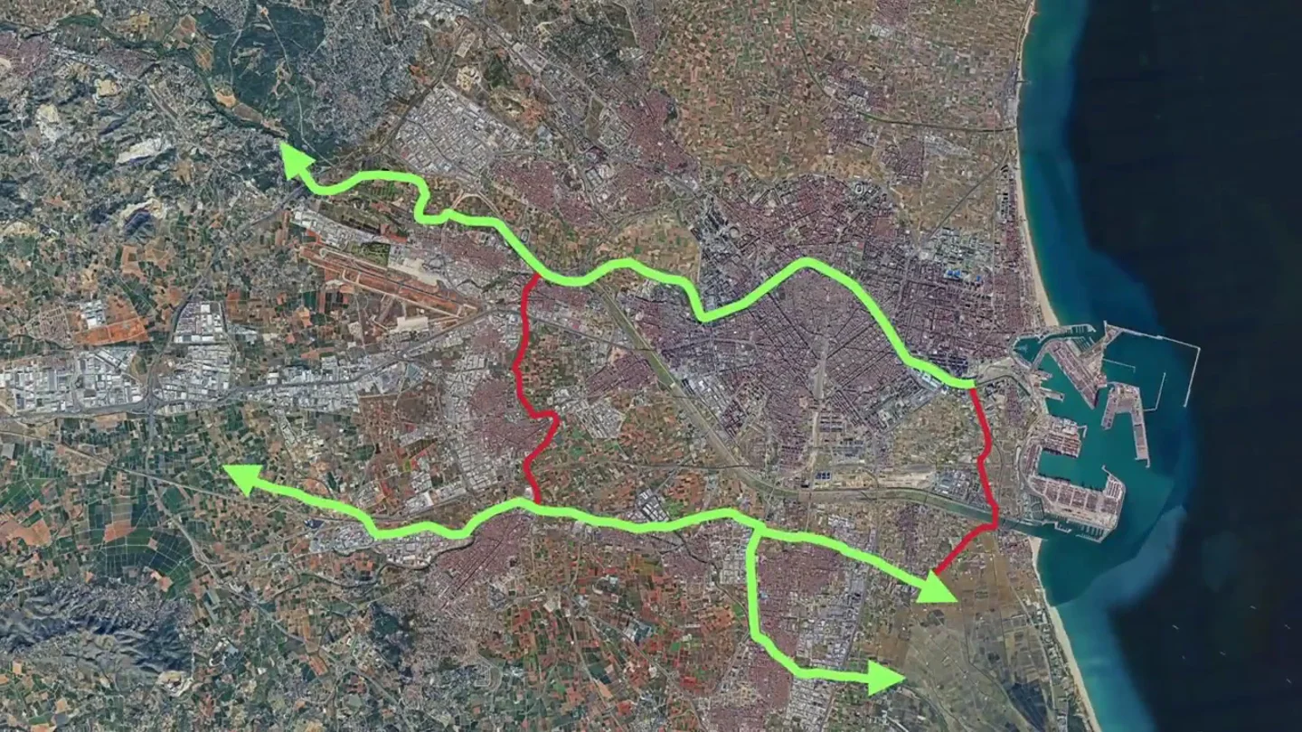 Valencia invertirá 150 millones en parques inundables conectados por ciclovías para prevenir riadas como la DANA Valencia invertirá 150 millones en parques inundables conectados por ciclovías para prevenir riadas como la DANA