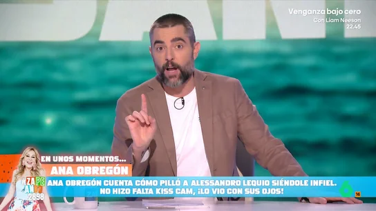 Dani Mateo ironiza sobre el fin de semana de Ayuso: "Teniendo pareja, ha tenido que dormir en litera" Dani Mateo ironiza sobre el fin de semana de Ayuso: "Teniendo pareja, ha tenido que dormir en litera"