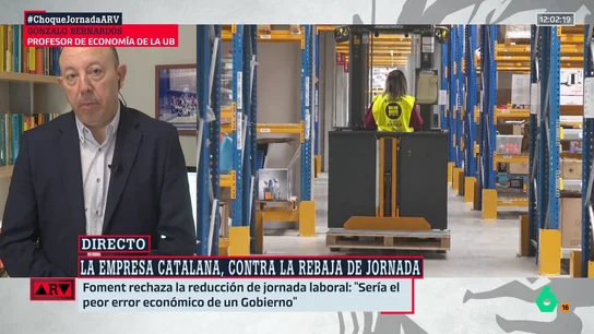 Gonzalo Bernardos discrepa con la empresa Foment y defiende la reducción de jornada: "Me parece un gran acierto" Gonzalo Bernardos discrepa con la empresa Foment y defiende la reducción de jornada: "Me parece un gran acierto"