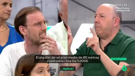 Tremendo enfado de Gonzalo Bernardos con un miembro del sindicato de inquilinas: "¡Eres un pijo progre que quiere vivir dentro de la ciudad!" Tremendo enfado de Gonzalo Bernardos con un miembro del sindicato de inquilinas: "¡Eres un pijo progre que quiere vivir dentro de la ciudad!"