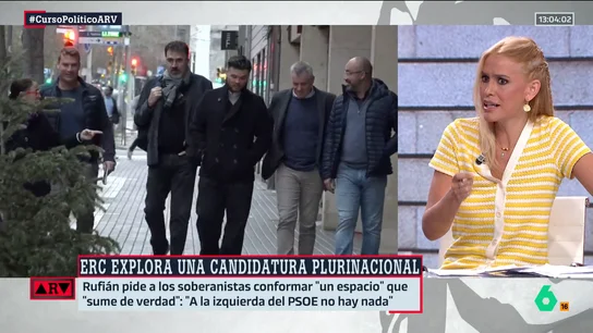 Afra Blanco "aplaude" la iniciativa de ERC de una candidatura plurinacional: "La izquierda dividida no suma" Afra Blanco "aplaude" la iniciativa de ERC de una candidatura plurinacional: "La izquierda dividida no suma"