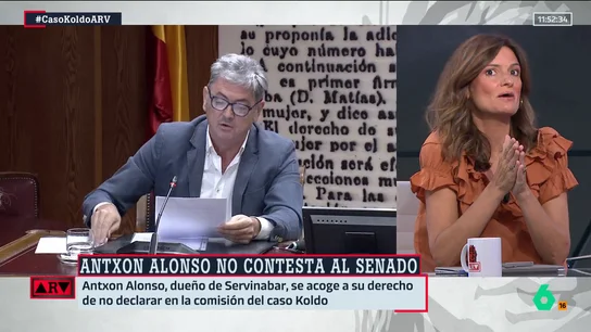 Pilar Gómez, sobre Antxón Alonso, dueño de Servinabar: "El papel de este empresario es clave: antes de adjudicarse el túnel de Belate, en las cuentas de sus empresas solo se hablaba de recortes" Pilar Gómez, sobre Antxón Alonso, dueño de Servinabar: "El papel de este empresario es clave: antes de adjudicarse el túnel de Belate, en las cuentas de sus empresas solo se hablaba de recortes"