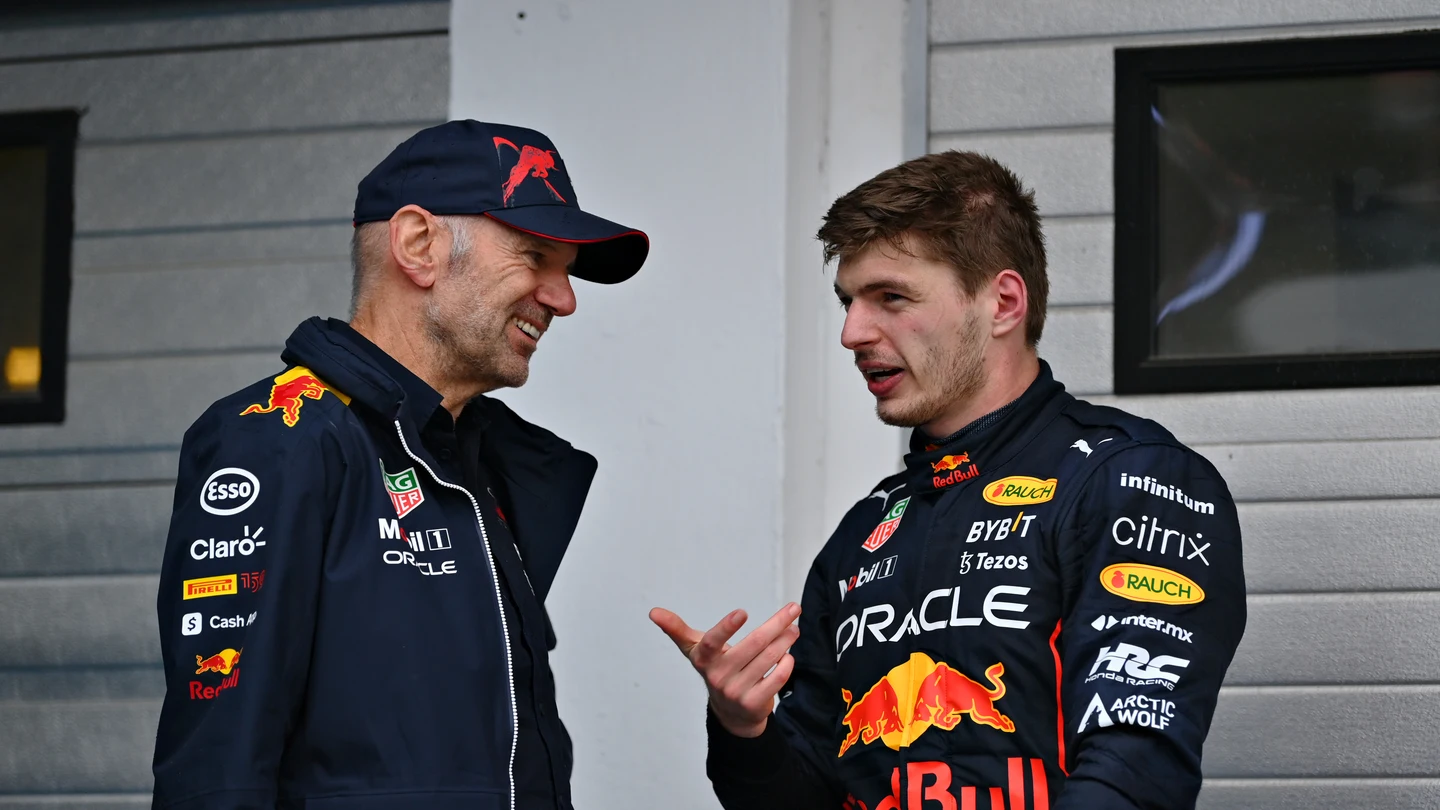 Adrian Newey y Max Verstappen Adrian Newey y Max Verstappen